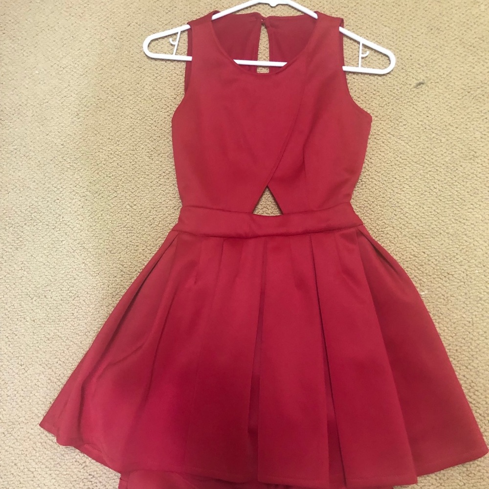 Red dress
